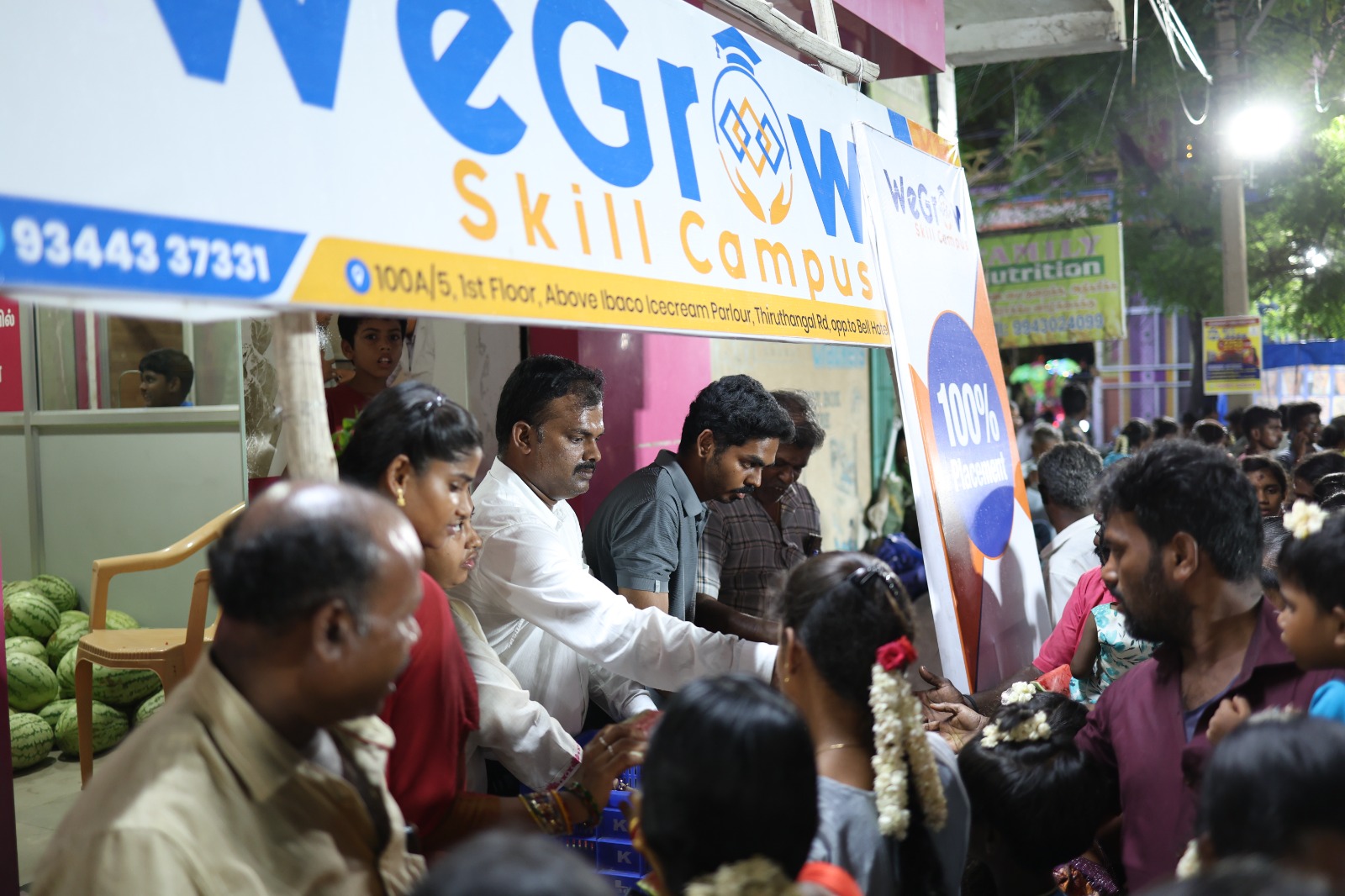 Bathra Kaliamman Kovil Festival - Watermelon Distribution