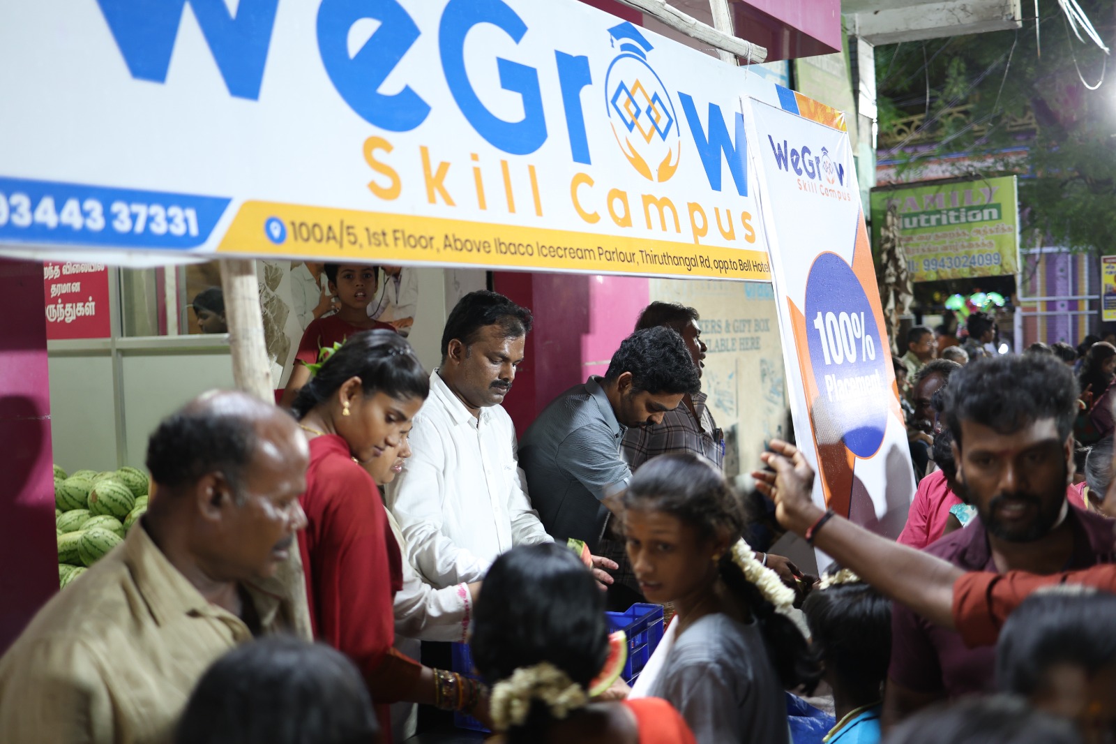 Bathra Kaliamman Kovil Festival - Watermelon Distribution