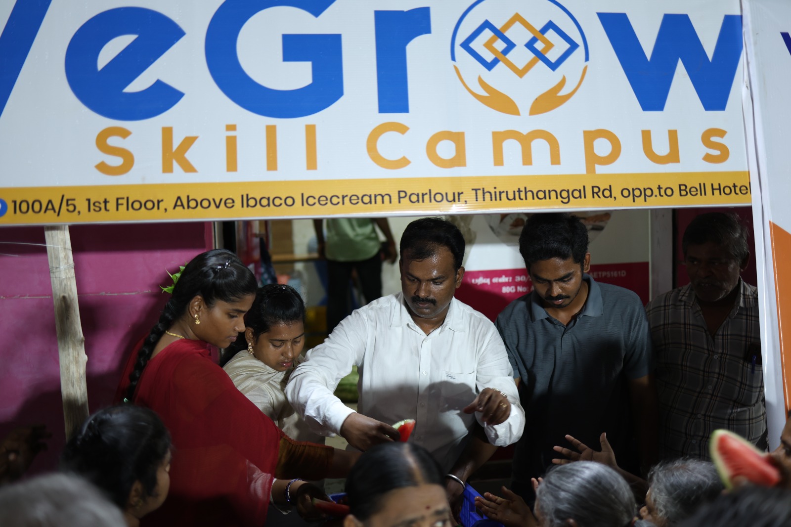 Bathra Kaliamman Kovil Festival - Watermelon Distribution